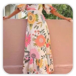 Floral maxi dress
